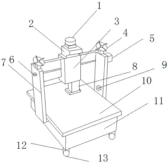 Dust removal and purification device of numerical control cutting equipment