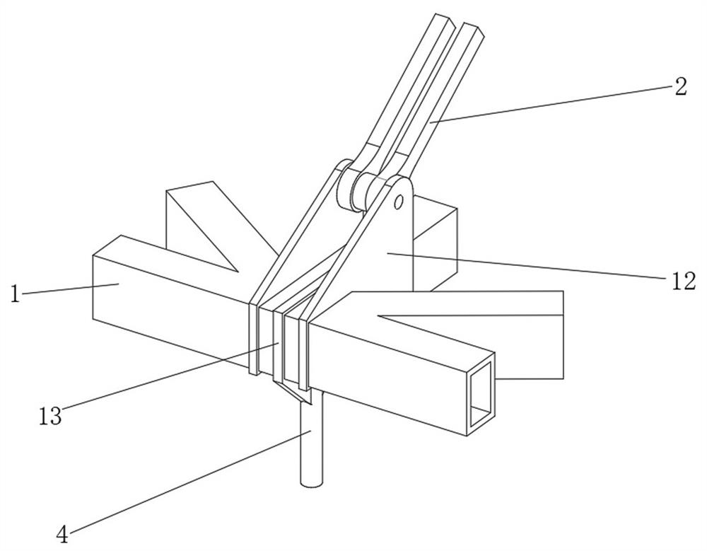 Davit mounting method for construction of large suspension type steel structure