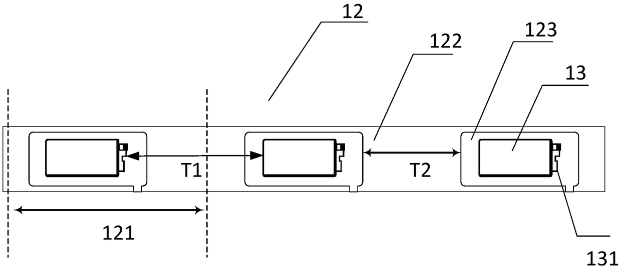 Packaging pattern to hold flexible display screen and packaging method of flexible display screen