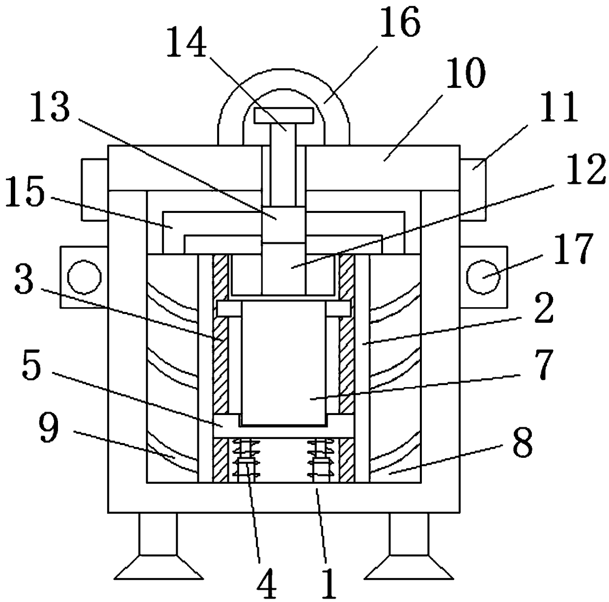 Cell culture box with convenient carrying and transfer function for gene engineering