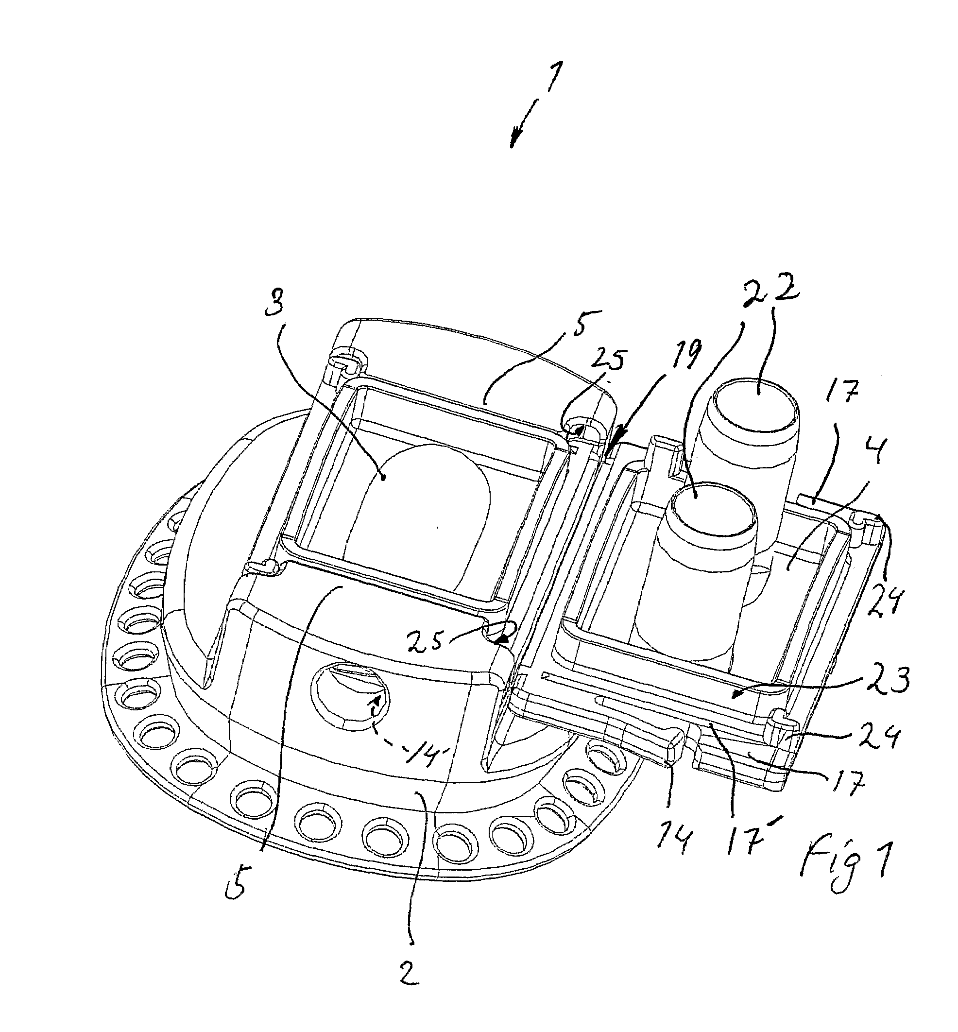 Coupling device for medical purposes and an access system including such a coupling device