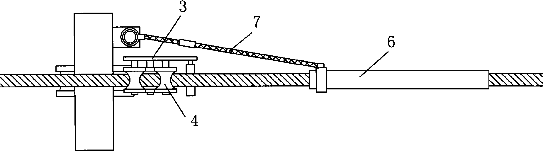 Mechanical coiling longitudinally wrapping paper tape device