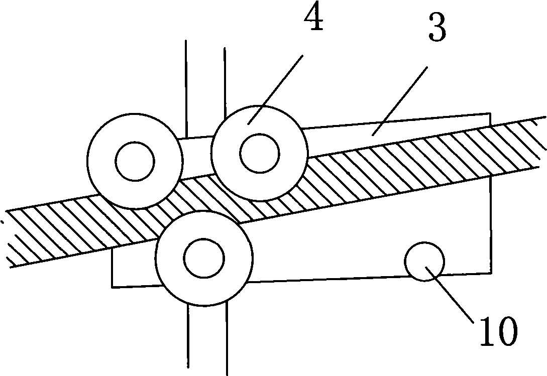 Mechanical coiling longitudinally wrapping paper tape device