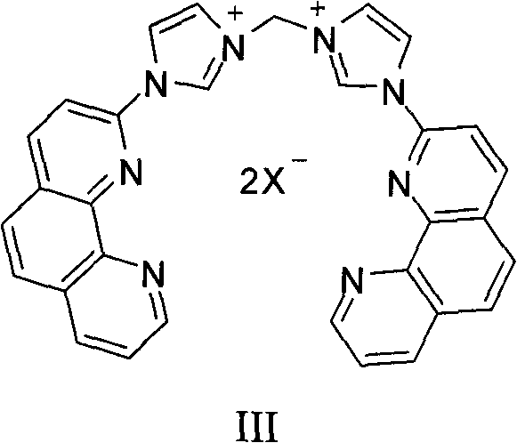 1,10-phenanthroline hydrate functionalized n-heterocyclic carbene and tetranuclear copper compound and preparation method for same