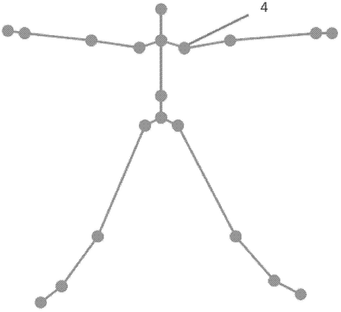 3D (three-dimensional) human posture capturing and simulating system