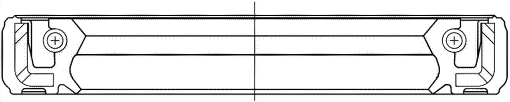 Sealing ring suitable for shaft with high rotating speed and large run-out amount