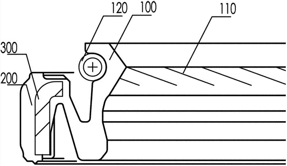 Sealing ring suitable for shaft with high rotating speed and large run-out amount