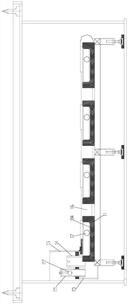 Plating pretreatment device for cylinder electroplating