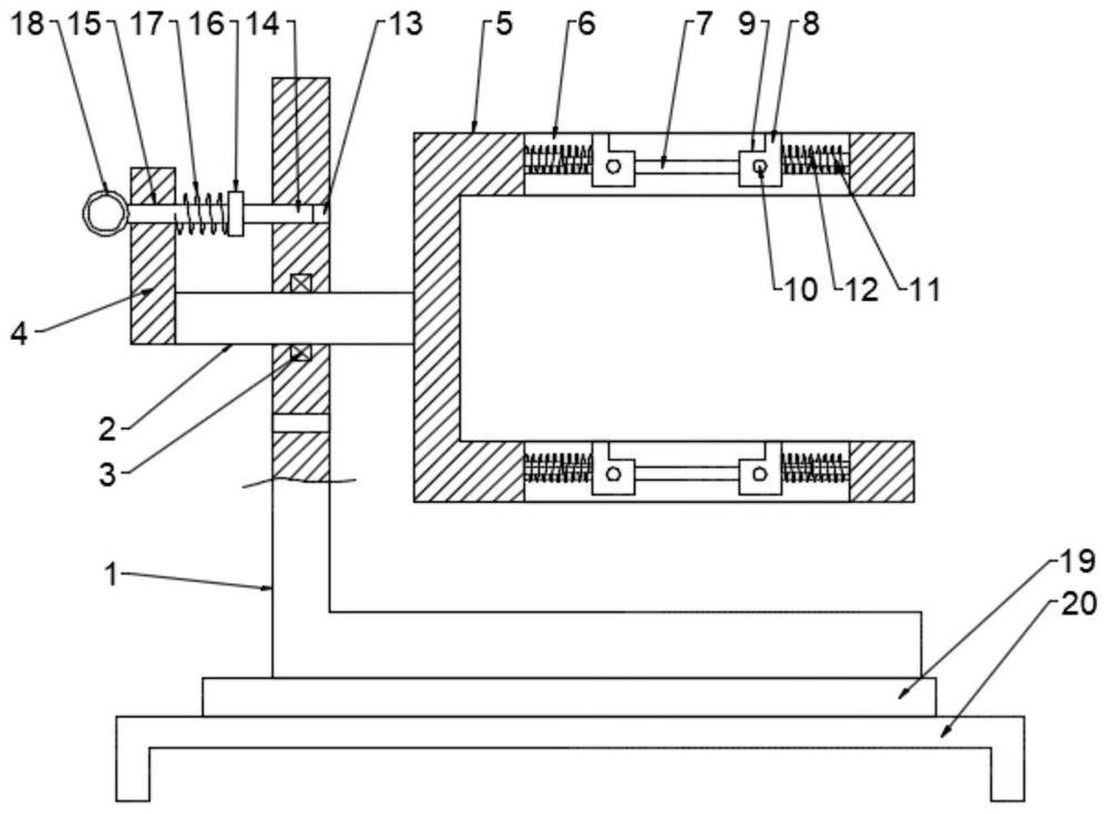 A pcb board welding device based on double board clamping technology