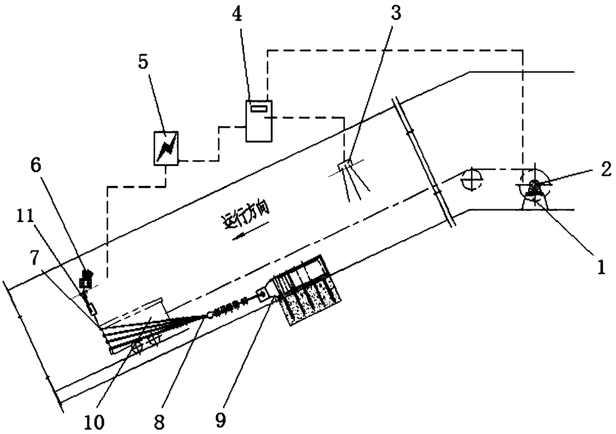 Derail-preventiondisc type steel belt plastic deformation cushion brake device for inclined shaft
