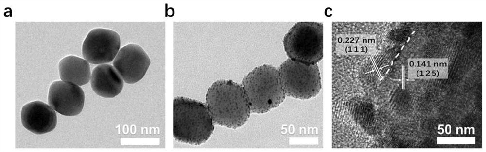 Fe2O3@Pt multifunctional nano-particles and preparation method and application thereof