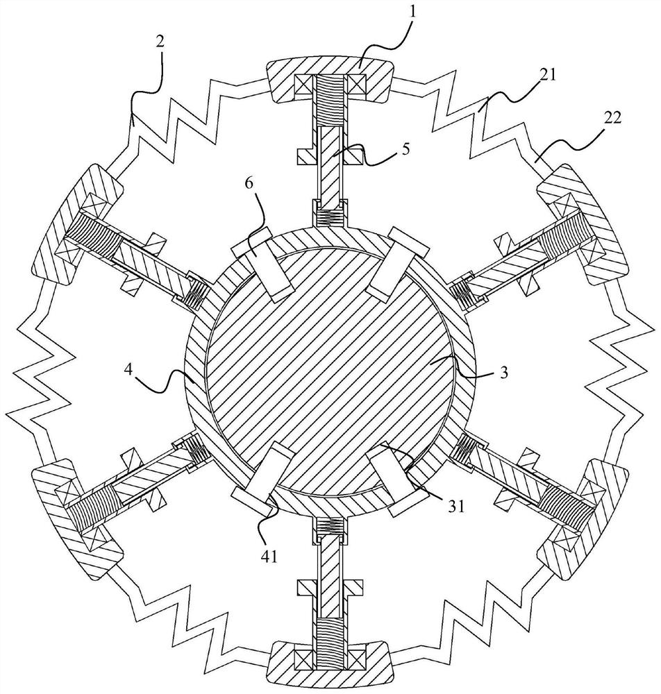 A support device for grinding thin-walled parts