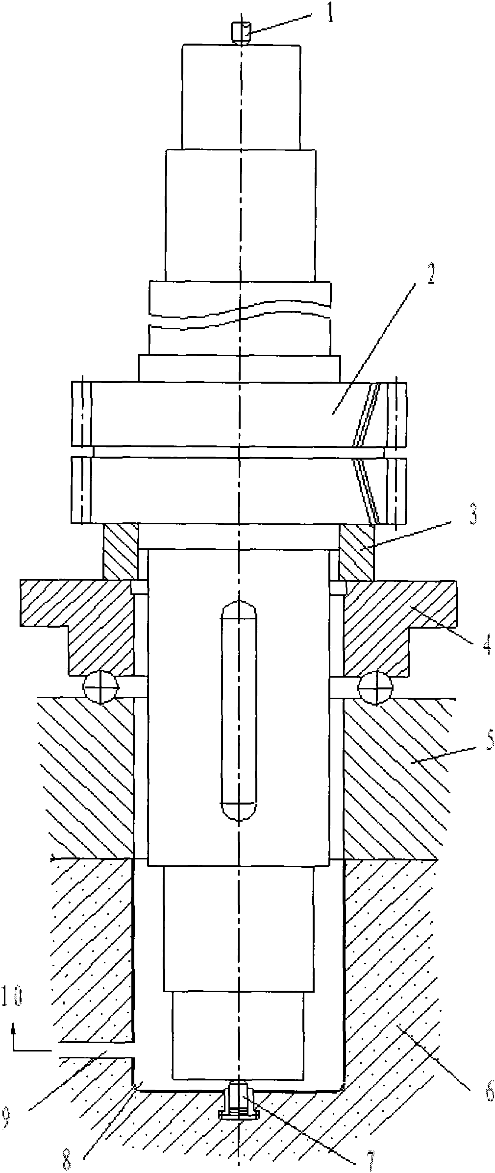 Method for manufacturing super-long and high-precision shaft gear