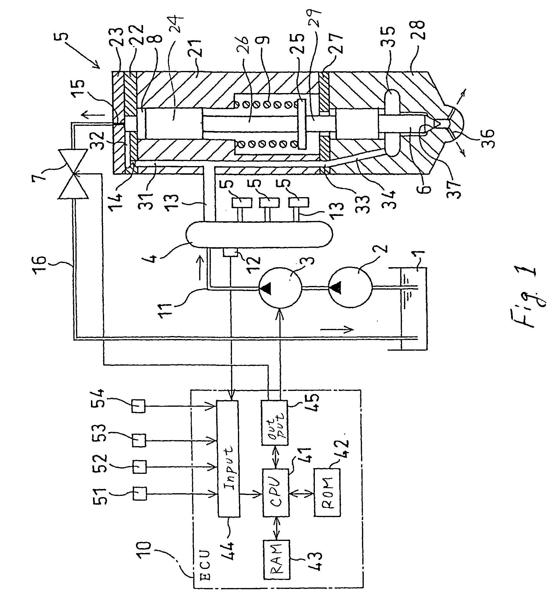 Accumulator fuel injection apparatus compensating for injector individual variability