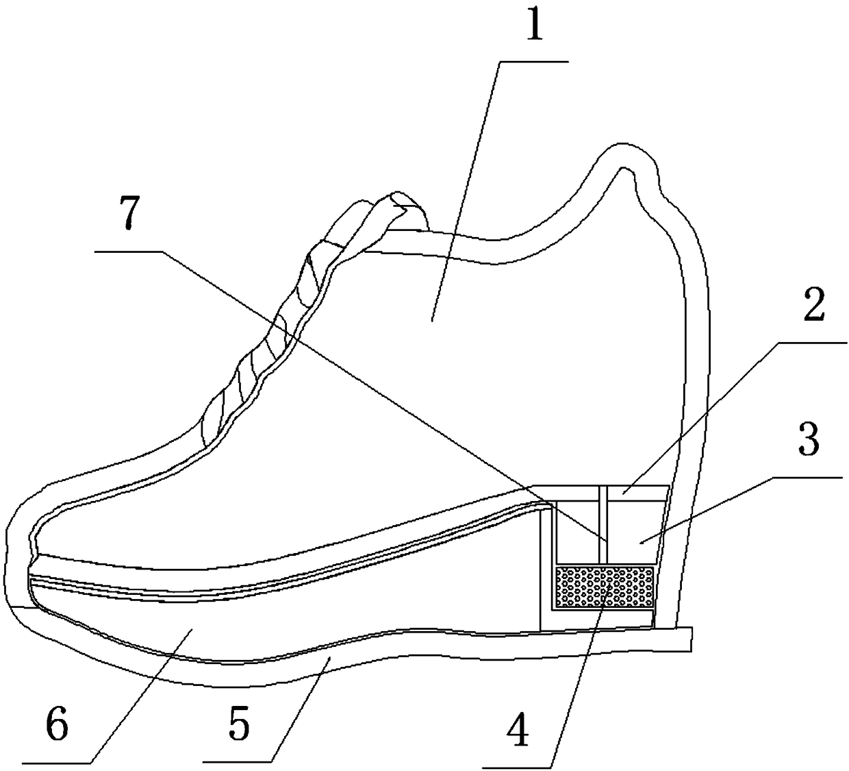 Manufacturing method of shoes with internal height increase