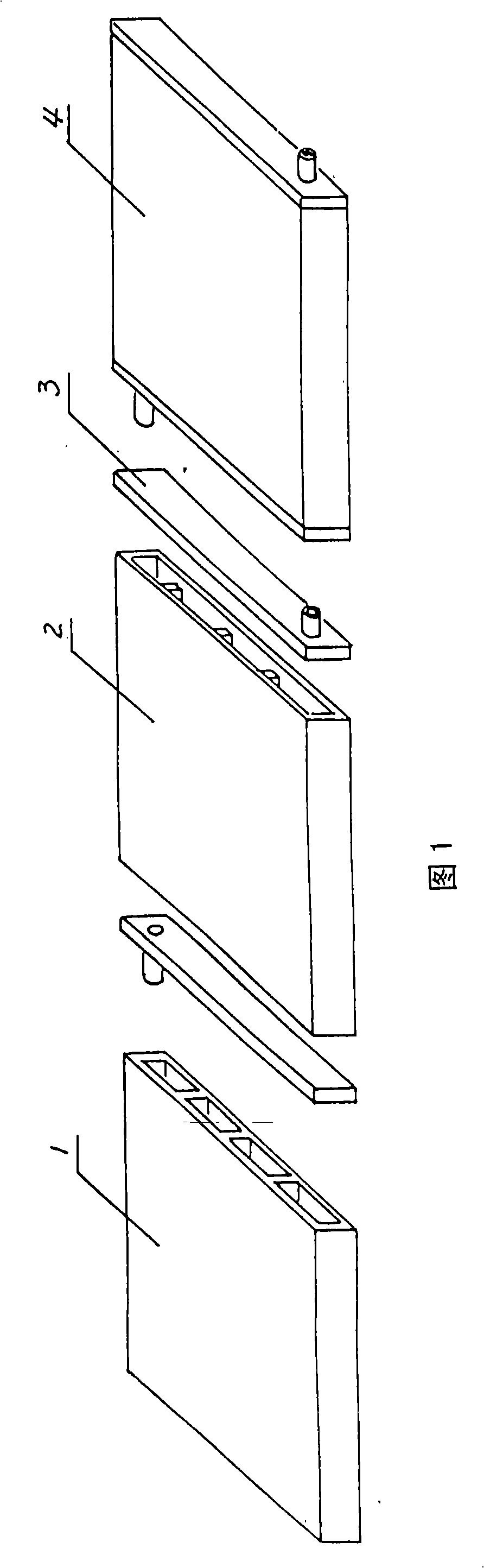 Method for preparing large size hollow ceramic plate and use products thereof