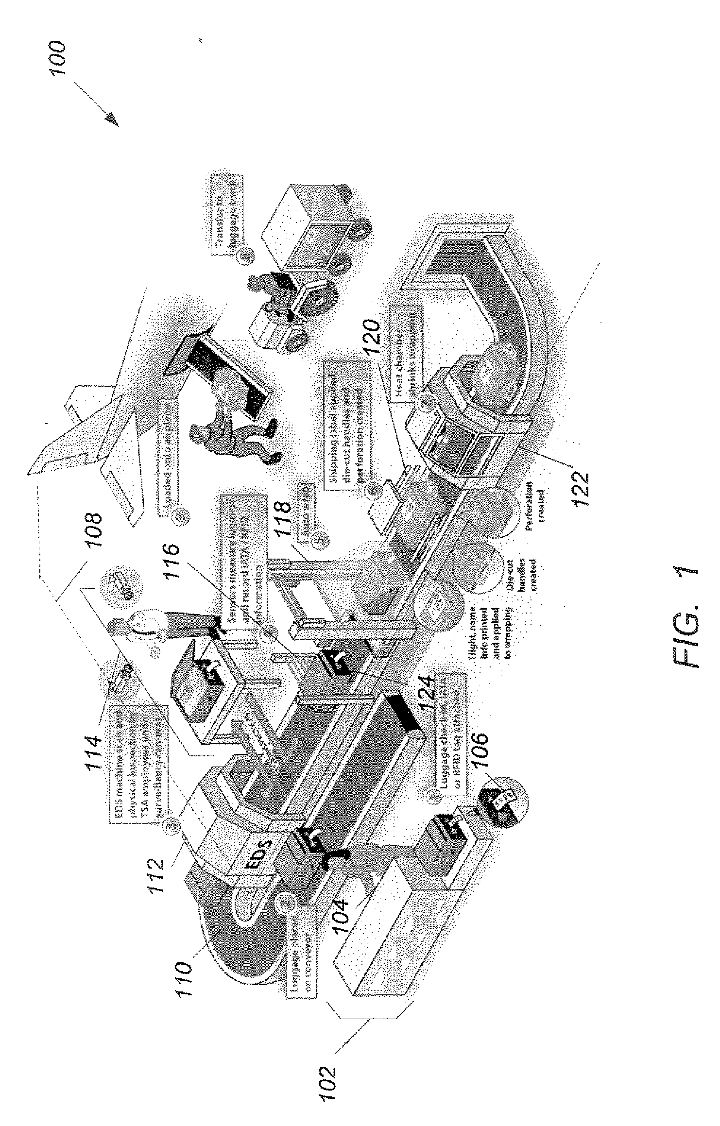 Method and apparatus for preventing luggage mishandling in public transportation systems