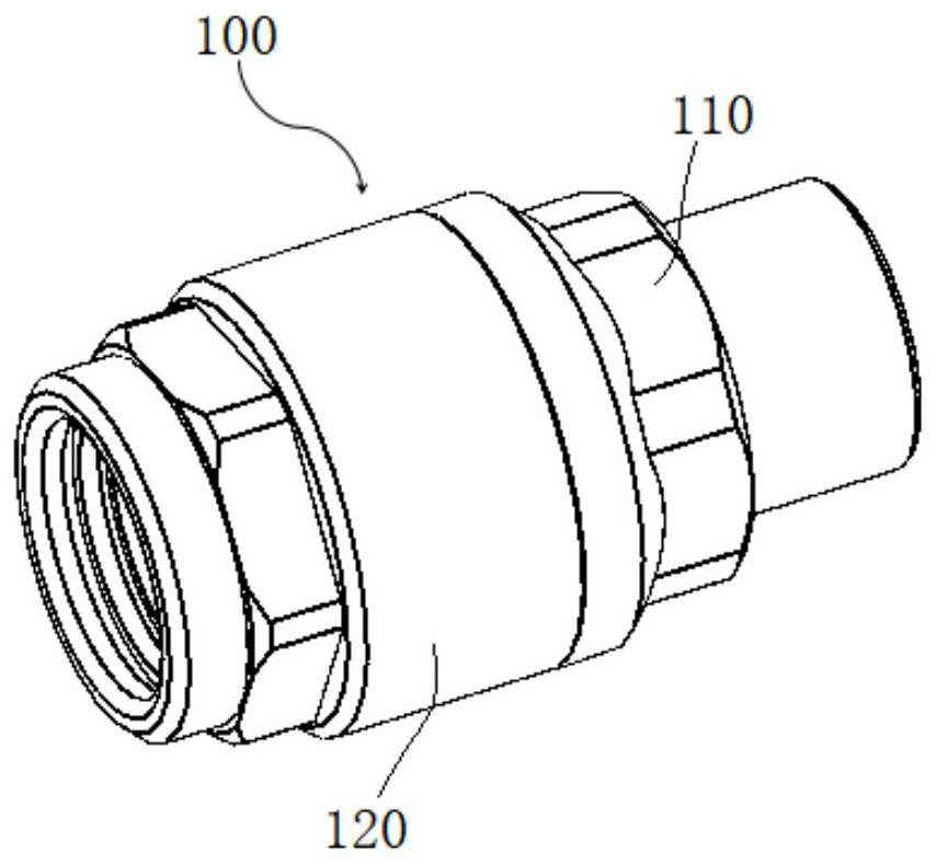 Quick mounting joint for corrugated pipe and corrugated pipe applying quick mounting joint