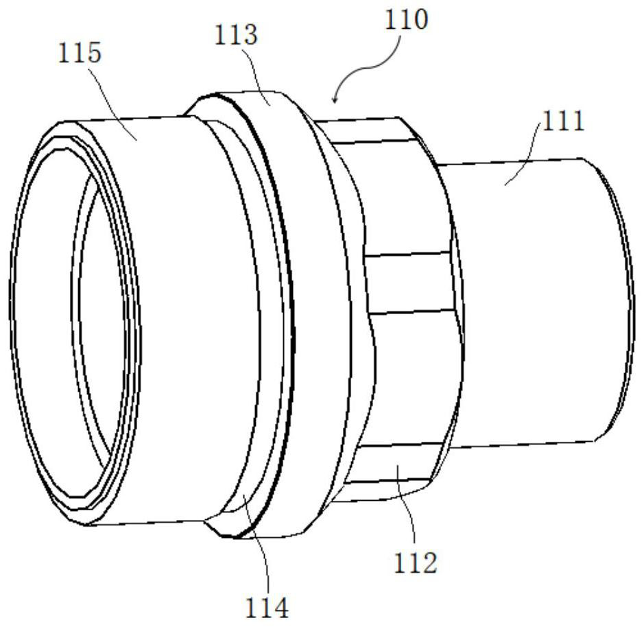 Quick mounting joint for corrugated pipe and corrugated pipe applying quick mounting joint