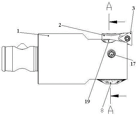 An adjustable fine boring tool