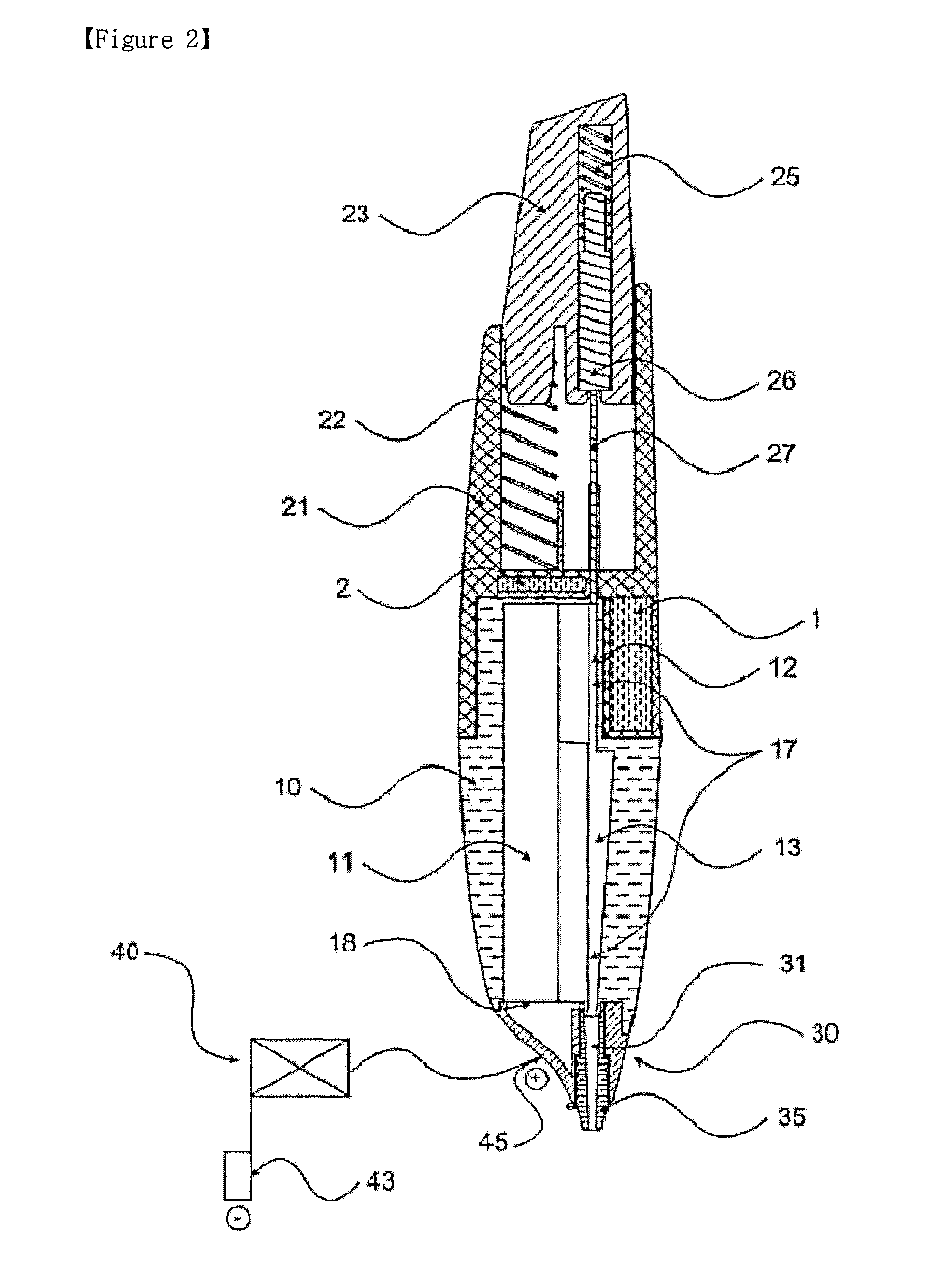 Consecutive acupuncture device