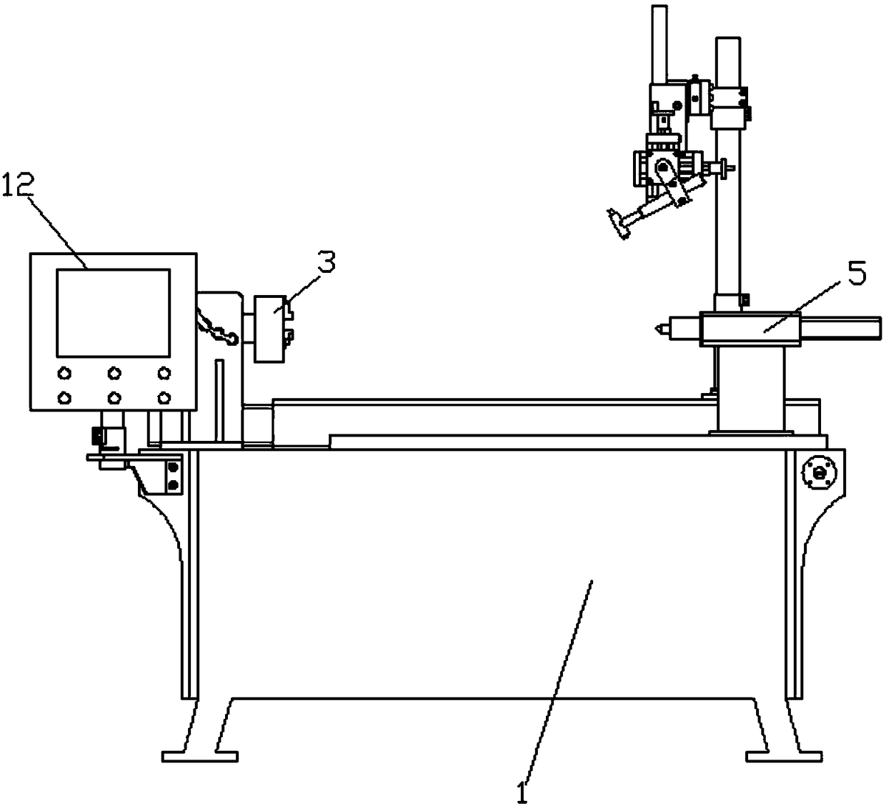 Manipulator device for corrugated pipe welding