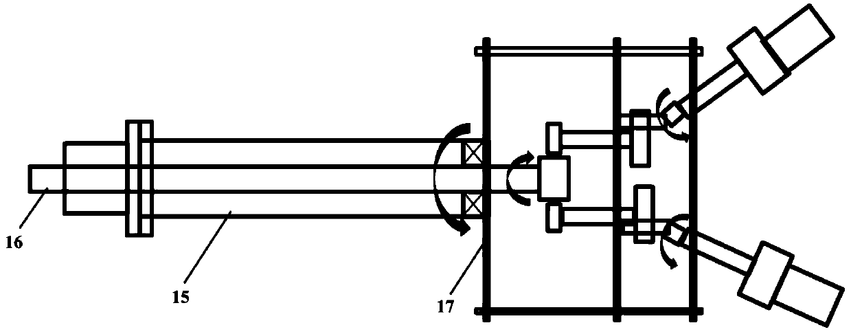 A clamping device for preparing thermal barrier coatings by electron beam physical vapor deposition