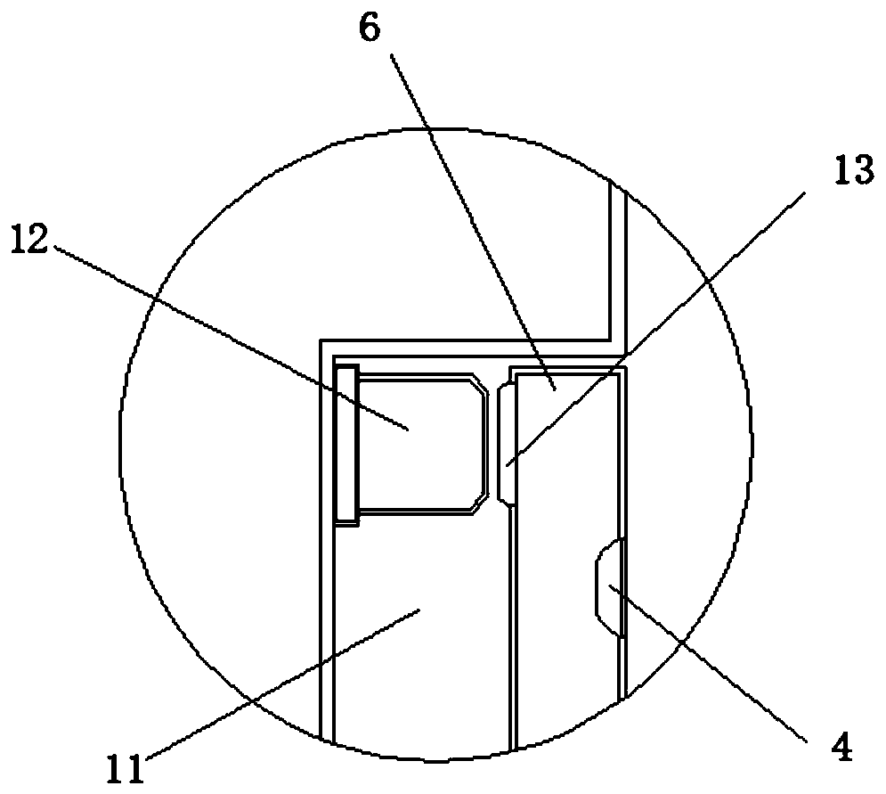 Magnetic powder detection device for detecting metal cracks