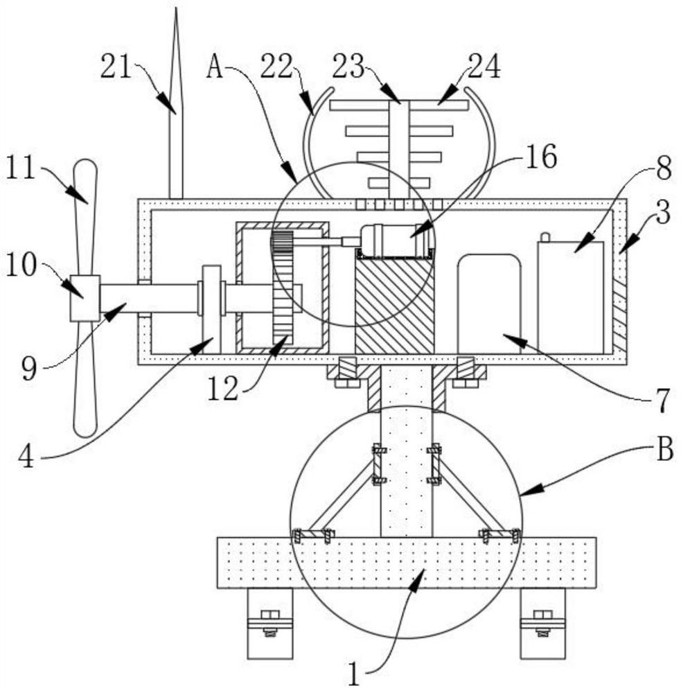 Self-energy-taking power supply device for power equipment state detection sensor