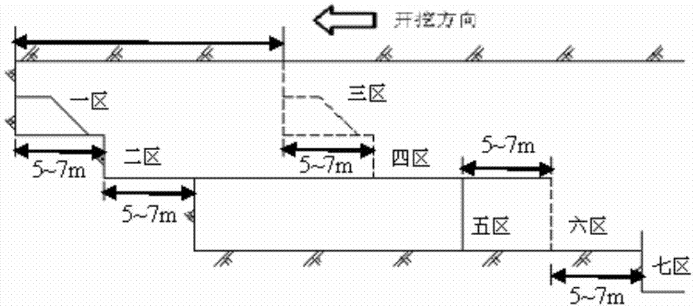 Construction method of shallow-buried subsurface-excavated cross-shaped cross-strut tunnel