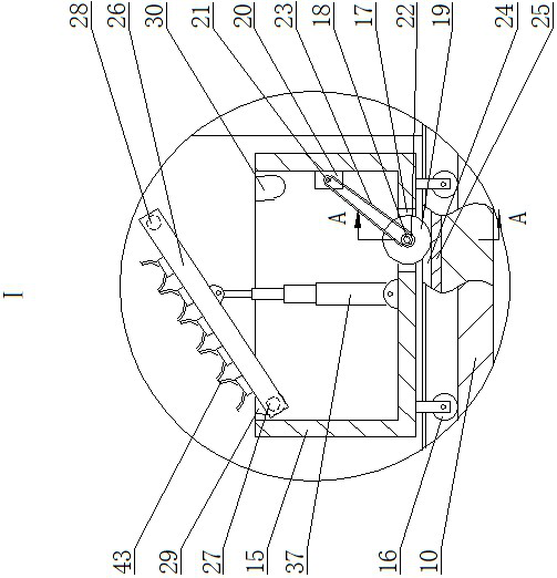 Steel pipe supporting device for fabricated building construction