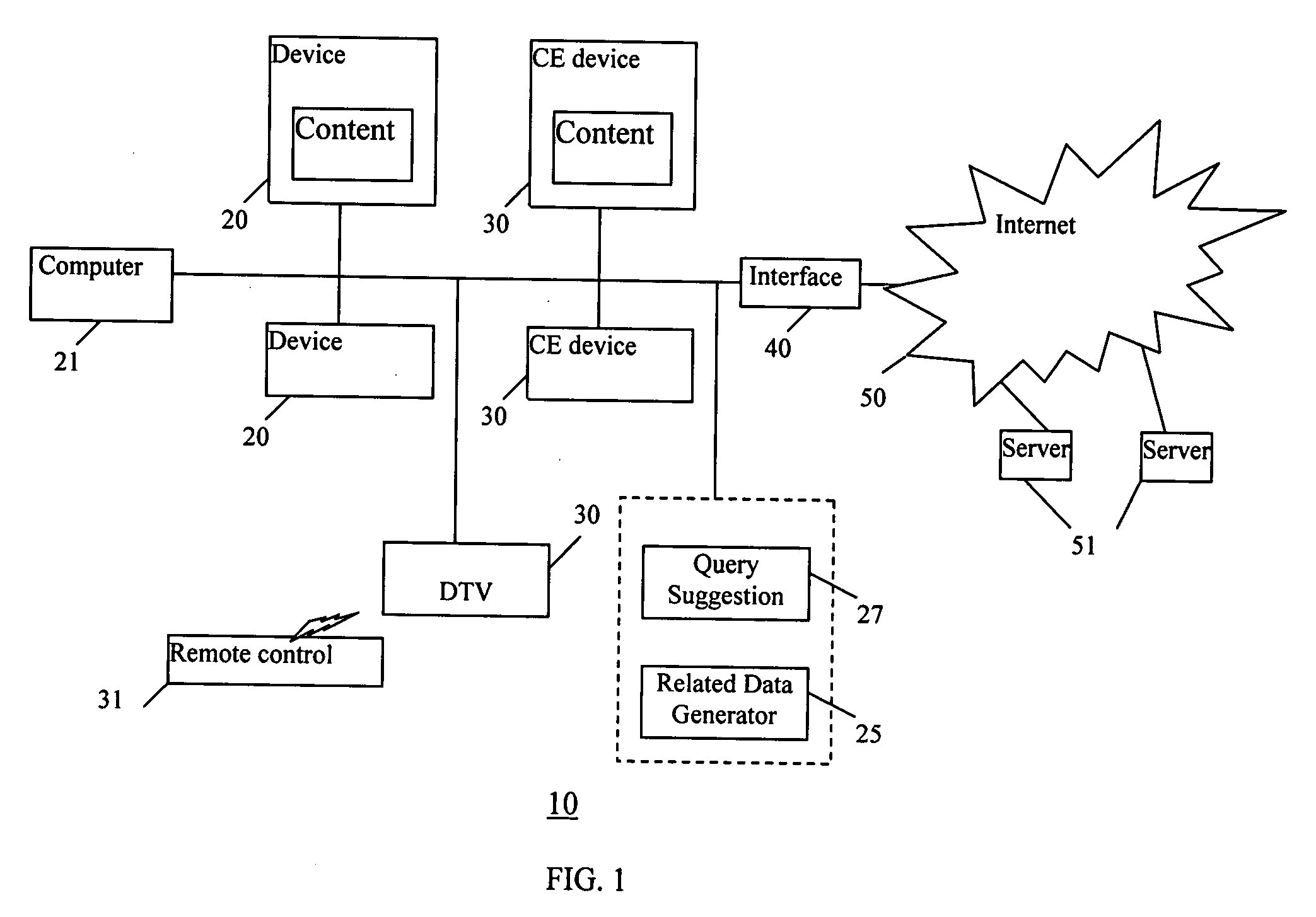 Method and system for suggesting search queries on electronic devices