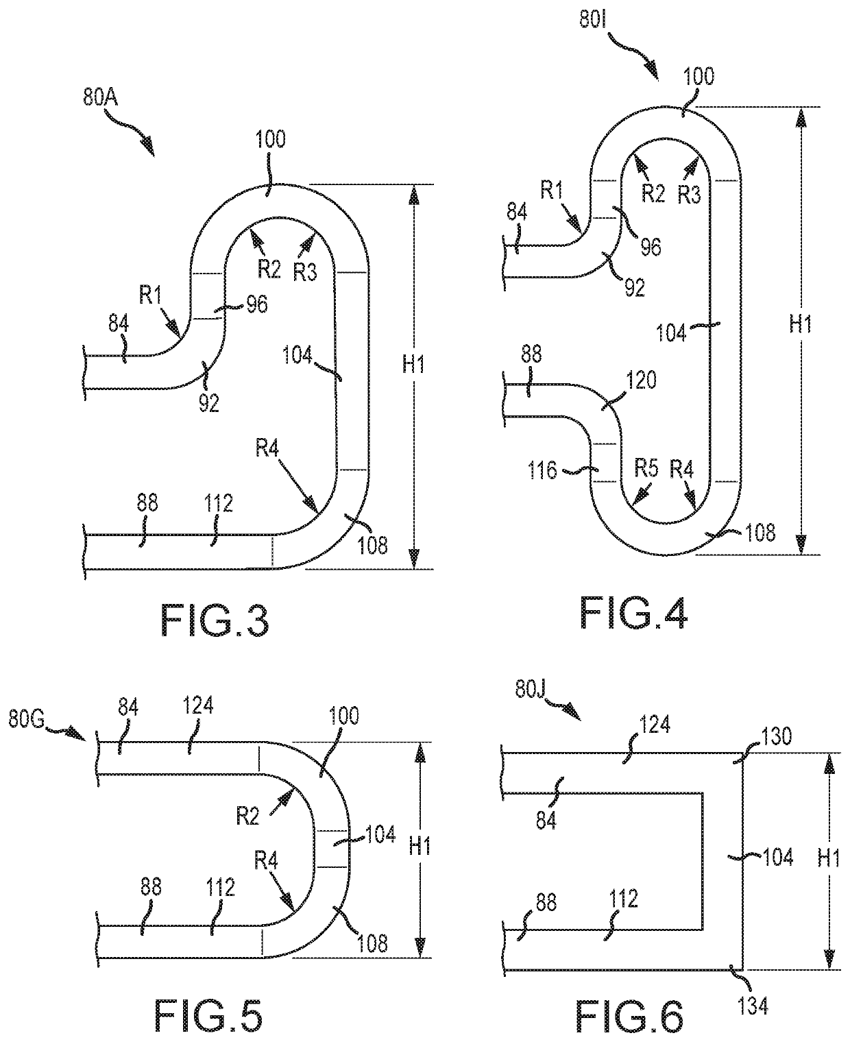 Asymmetrically-shaped isolator