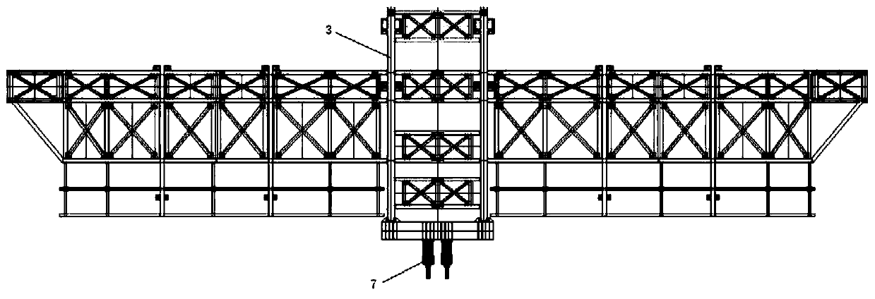 Cast-in-situ cantilever construction hanging basket system
