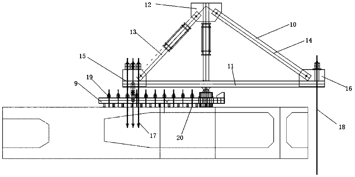 Cast-in-situ cantilever construction hanging basket system