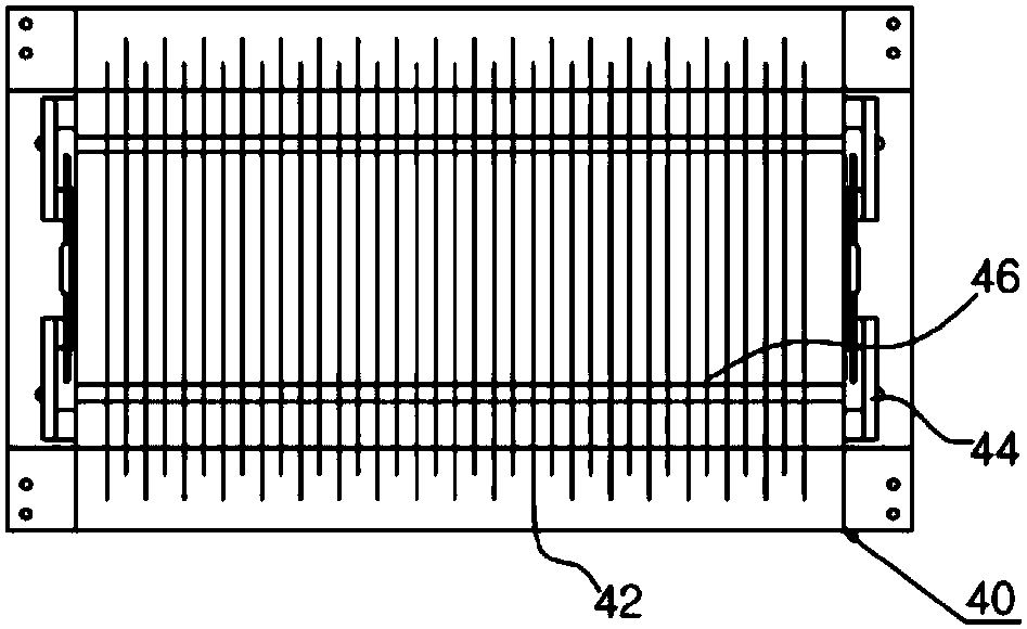 Electric dust collector having overlapping collector cell units