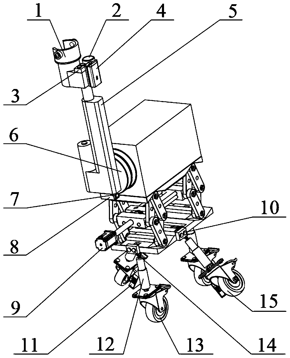 An optical fiber libs detection device and method used in the main pipeline of a nuclear power plant