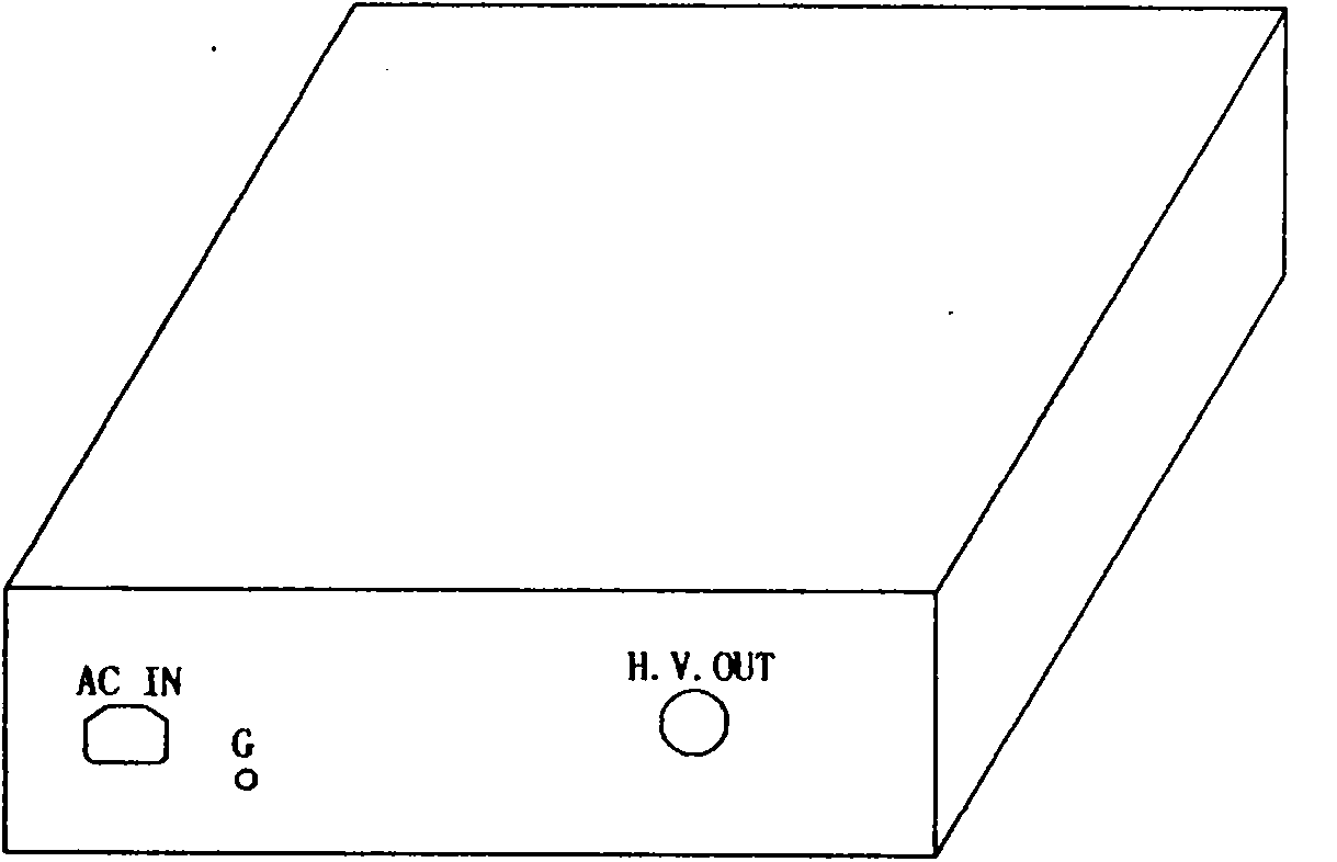 Ozone high-voltage power supply