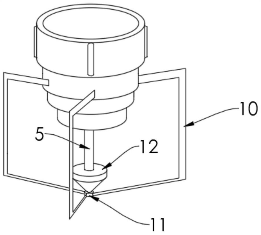 A high-efficiency water distribution nozzle for cooling towers