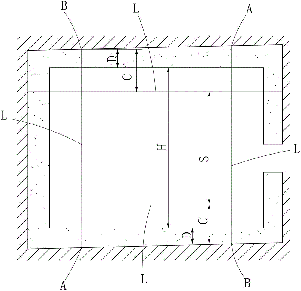 Interior wall screeding method