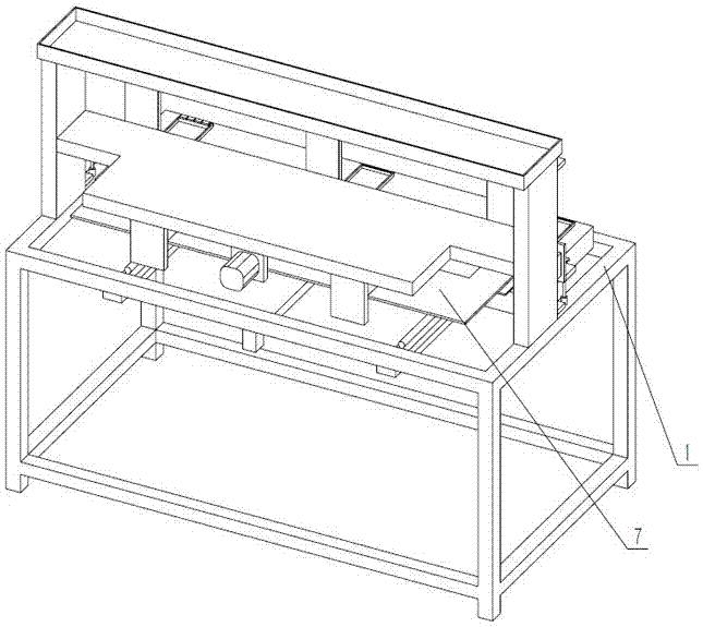 An automatic arranging machine for radiating strip ceramic sheets