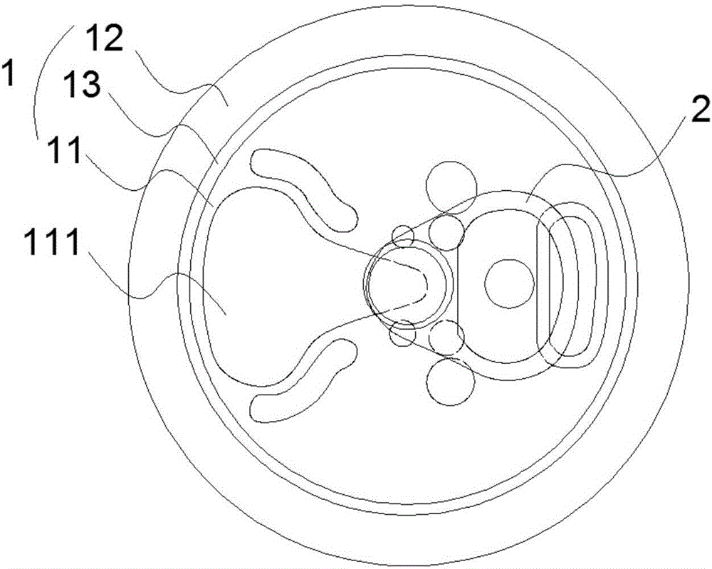 Ring-pull lid and ring-pull can thereof