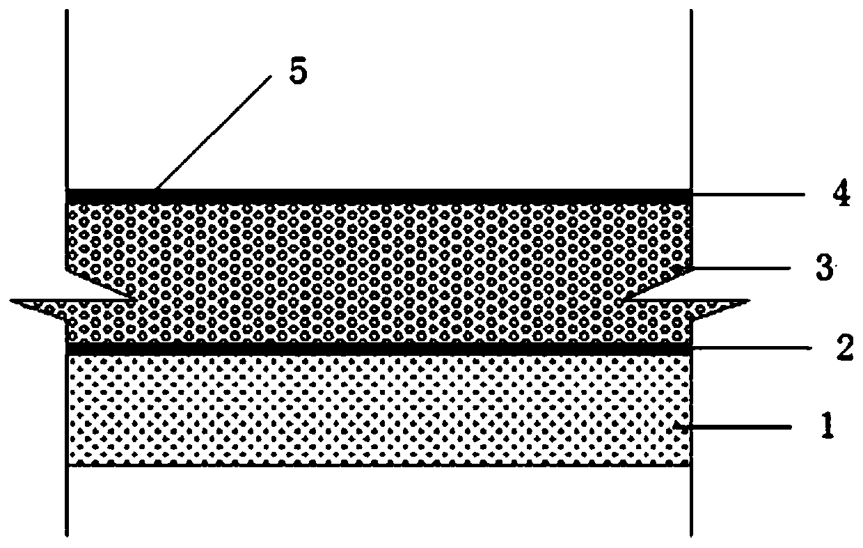 Road red-sandstone soil improvement construction method