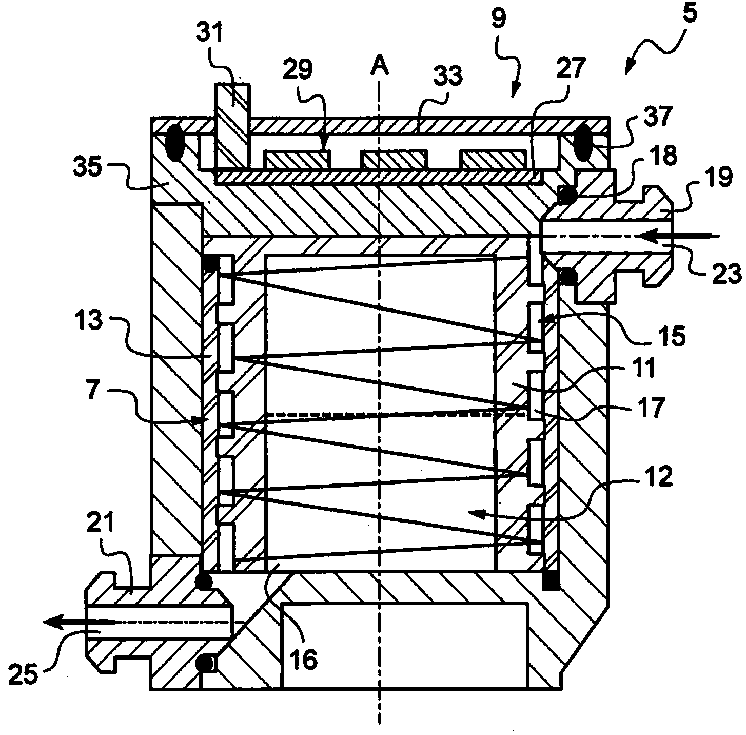 Electrical heating device for a motor vehicle and associated air-conditioning and/or heating unit