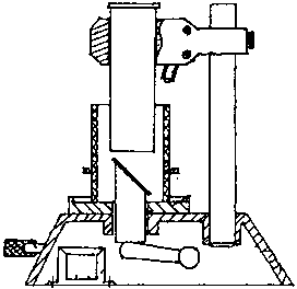 Detecting system of framework type oil seal lip mouth and application method thereof