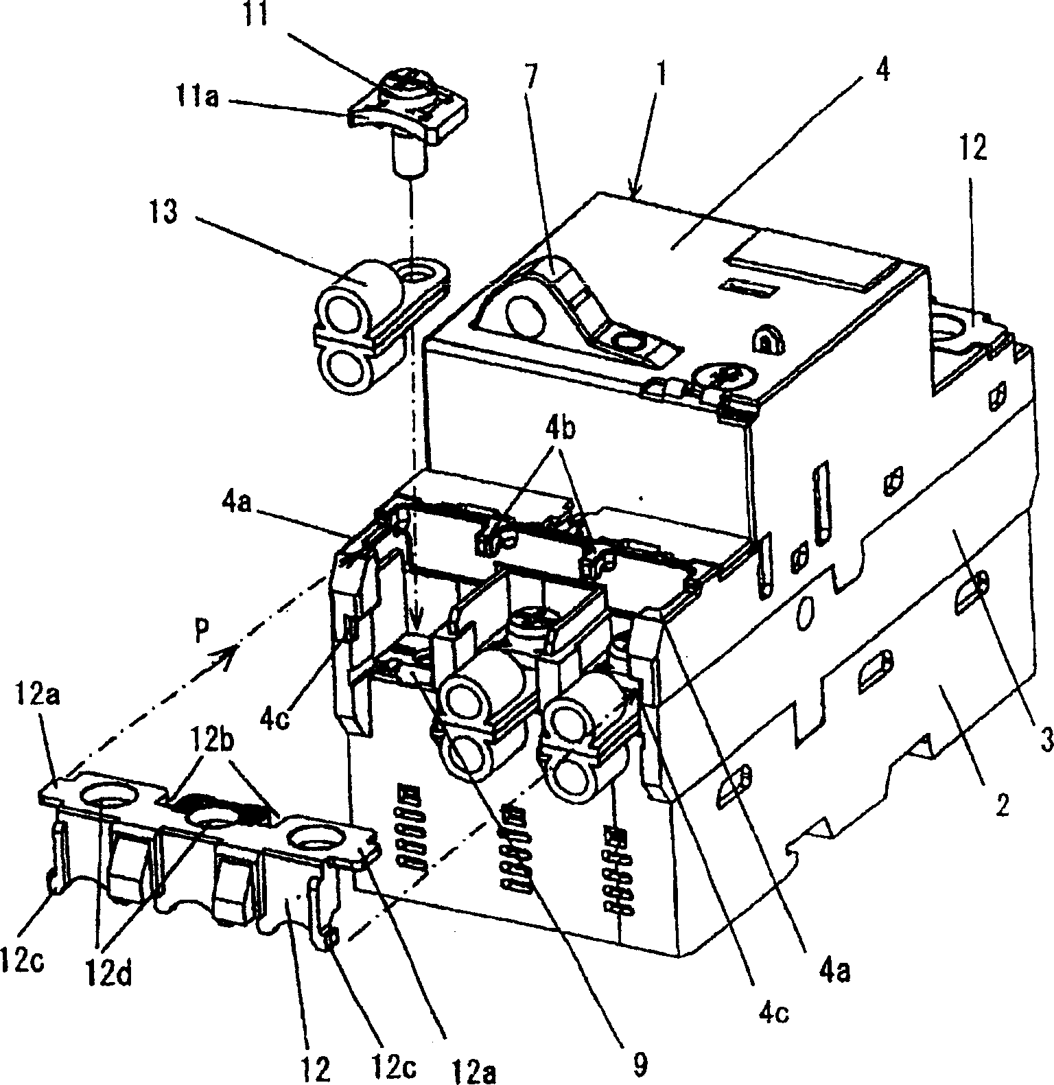 Circuit breaker and terminal cover