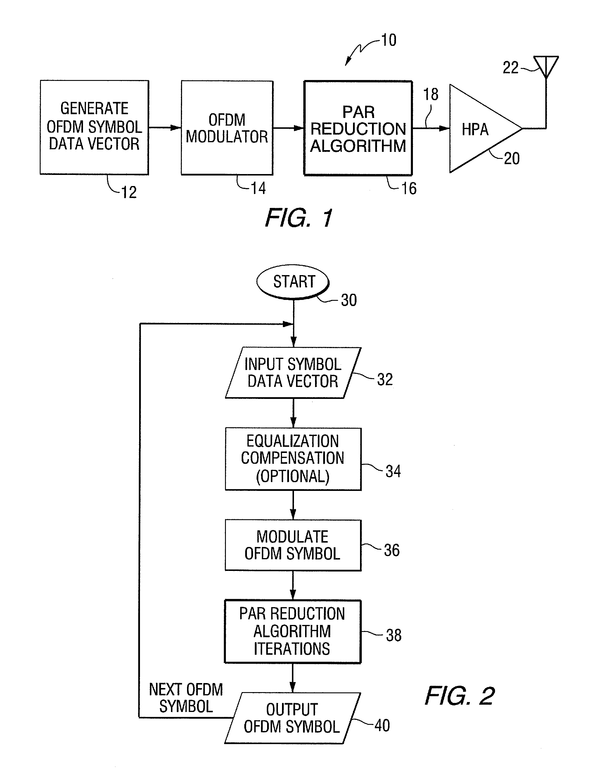 Peak-to-average power ratio reduction for QAM modulation with HD radio signals