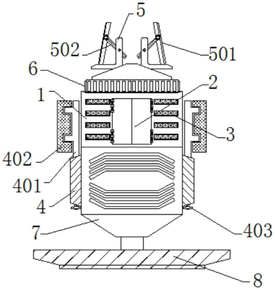 Internal intercepting and killing type pest pheromone trap