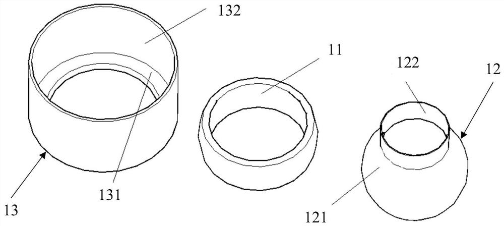 Air-conditioning outlet device and air-conditioning system