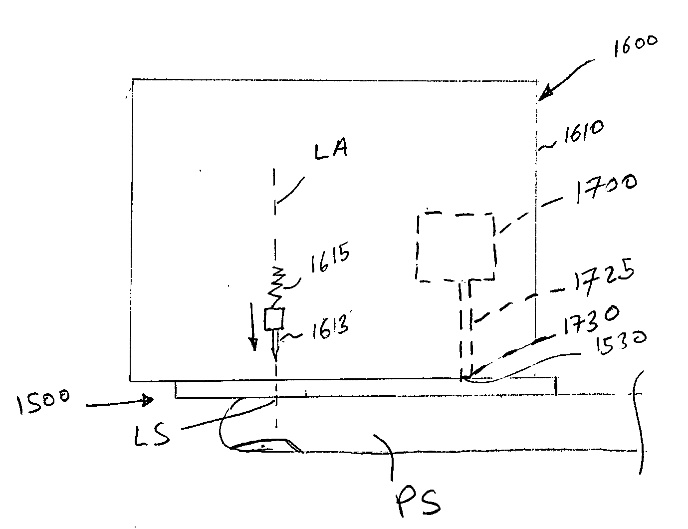 Sample element with barrier material and vacuum